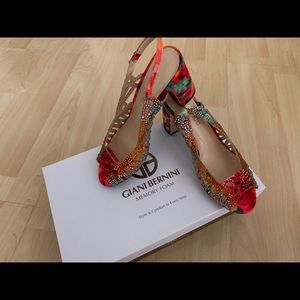 Multi color dressy sandals